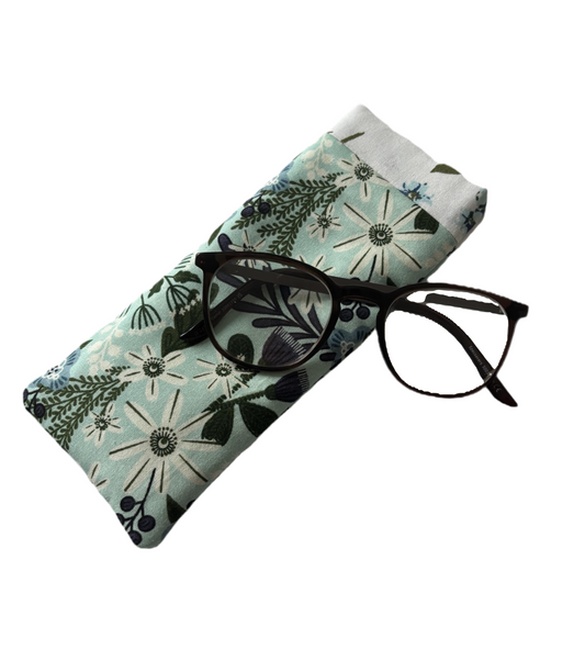 Glasses Sleeve - Blue Meadow Whispers
