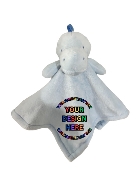 Dinosaur Baby Comforter with Custom Embroidery