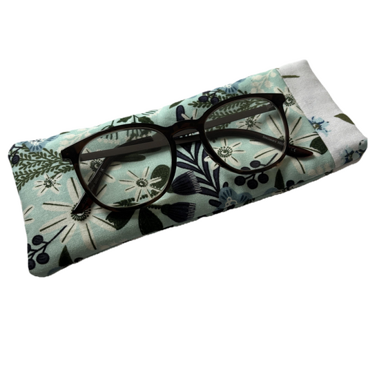 Glasses Sleeve - Blue Meadow Whispers
