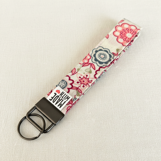 Wristlet Key Fob - “Blossom Charm”