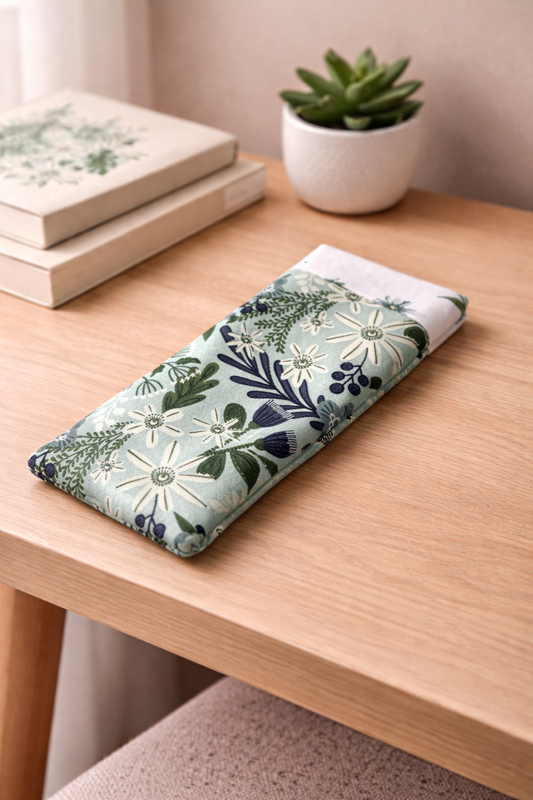 Glasses Sleeve - Blue Meadow Whispers