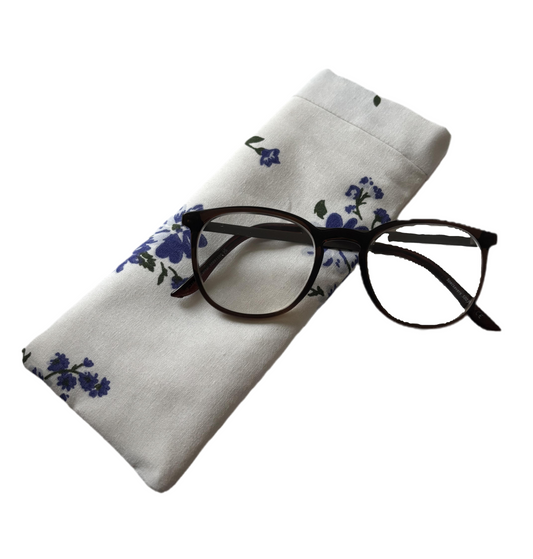 Glasses Sleeve - Bluebell Elegance