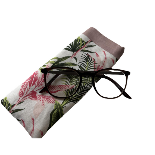 Glasses Sleeve - Tropical Flamingo