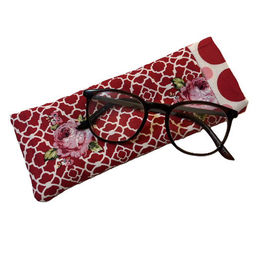 Glasses Sleeve - Scarlet Bloom