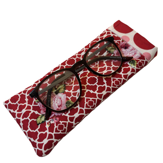 Glasses Sleeve - Scarlet Bloom