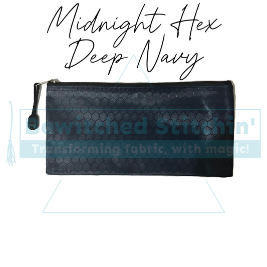 Waterproof Zippered Case – Midnight Hex