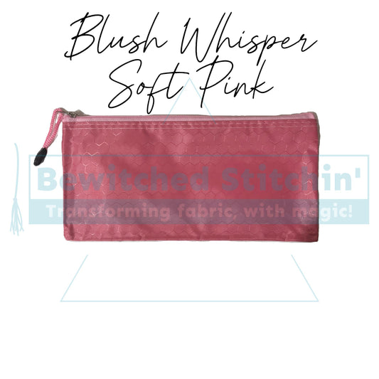 Waterproof Zippered Case – Blush Whisper