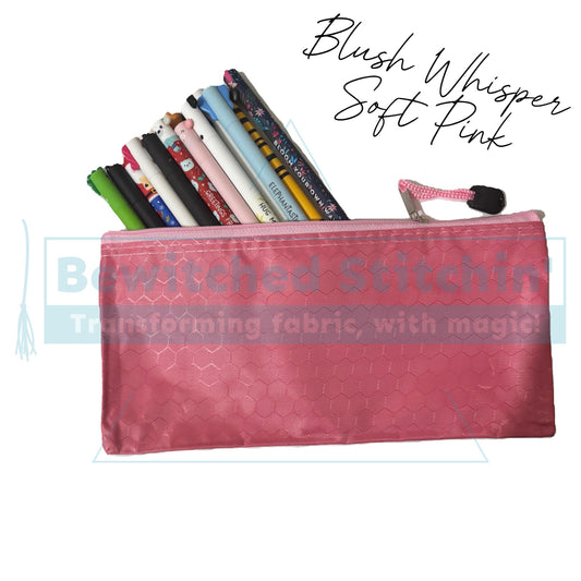 Waterproof Zippered Case – Blush Whisper