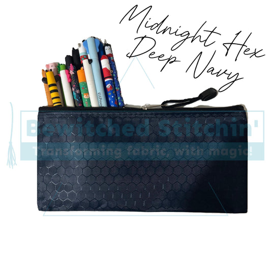 Waterproof Zippered Case – Midnight Hex