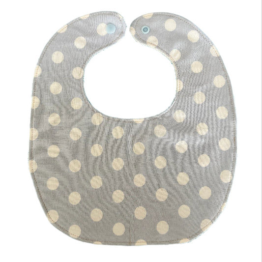 Dot & Drizzle Bib (3–6 Months) 🌧️