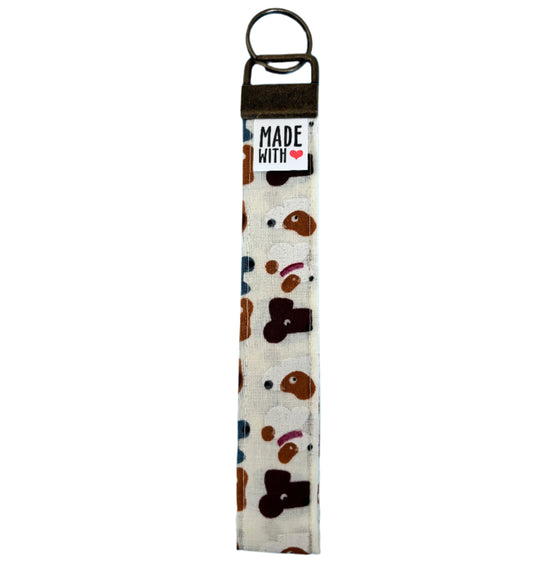 Wristlet Key Fob - “Puppy Pals”