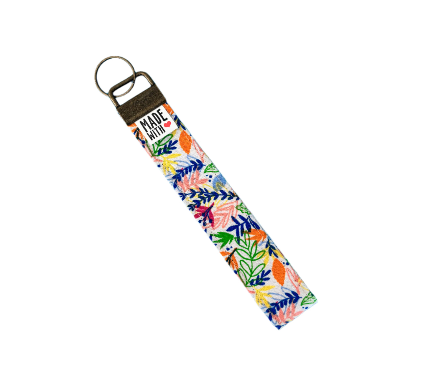 Wristlet Key Fob - “Tropical Whimsy”