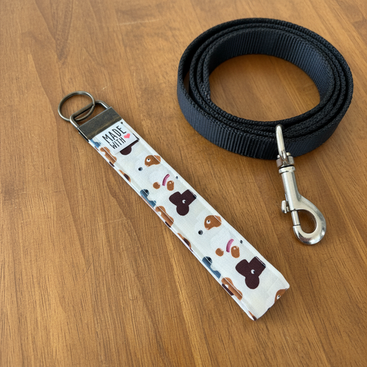 Wristlet Key Fob - “Puppy Pals”