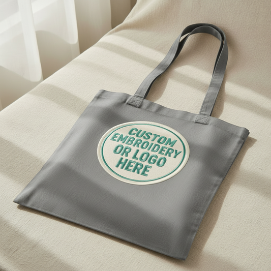 The Shoulder Tote - Pure Grey