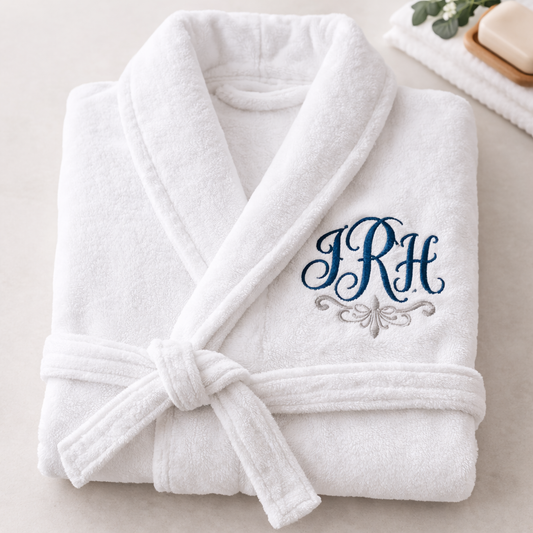 Embroidered Luxury Bathrobe