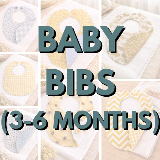 Baby Bibs (Sized for 3-6 months)