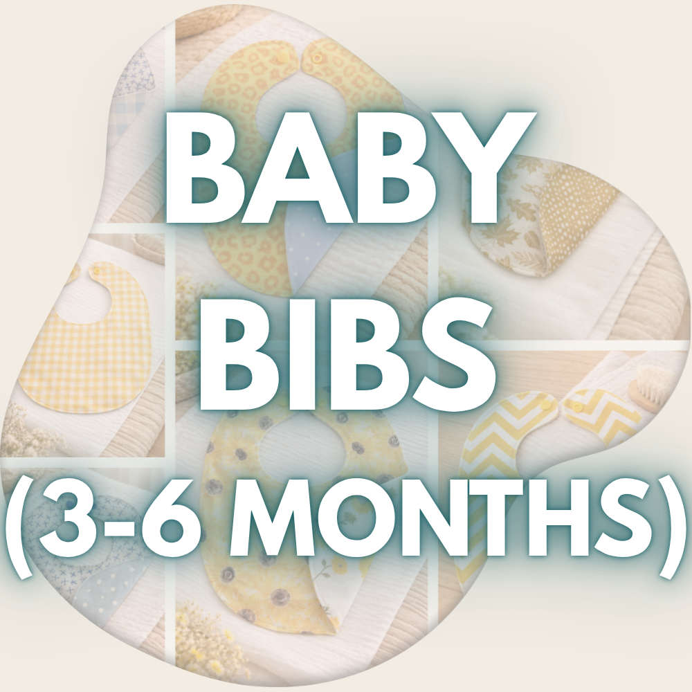 Baby Bibs (Sized for 3-6 months)