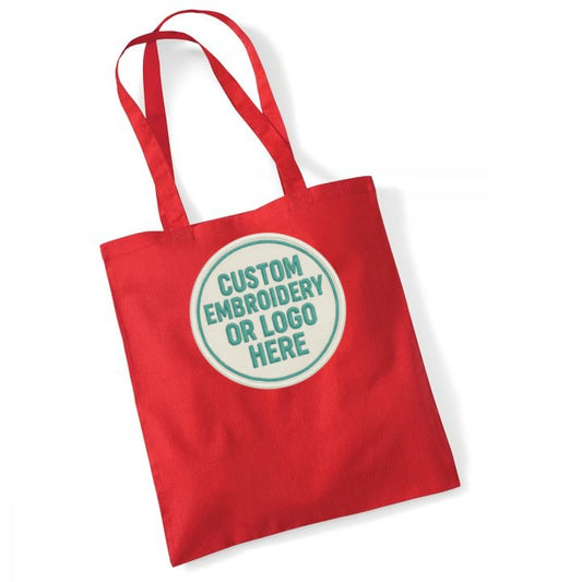 The Shoulder Tote - Bright Red