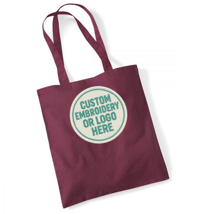 The Shoulder Tote - Burgundy