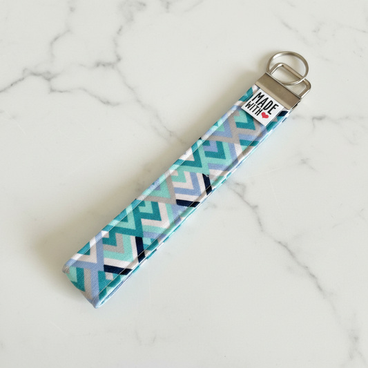 Wristlet Key Fob - “Frostline Peaks”