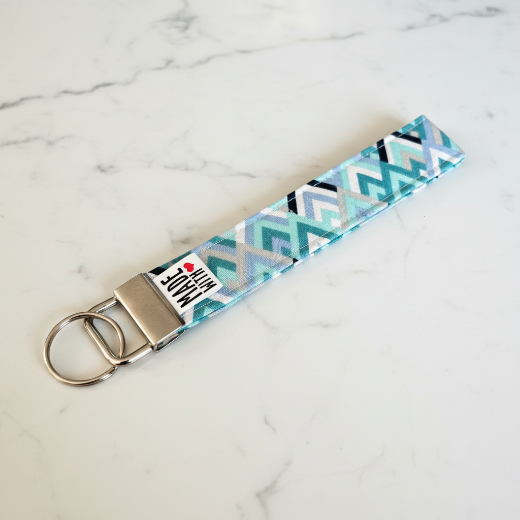 Wristlet Key Fob - “Frostline Peaks”