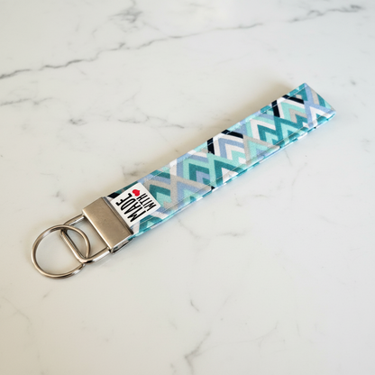 Wristlet Key Fob - “Frostline Peaks”