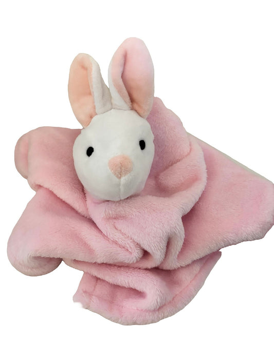 Pink Rabbit Baby Comforter with Custom Embroidery
