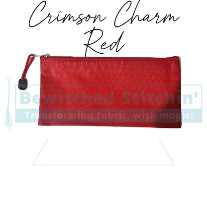 Waterproof Zippered Case – Crimson Charm