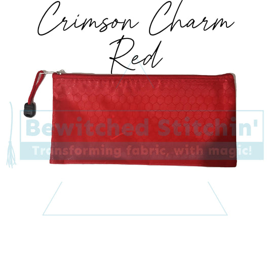 Waterproof Zippered Case – Crimson Charm