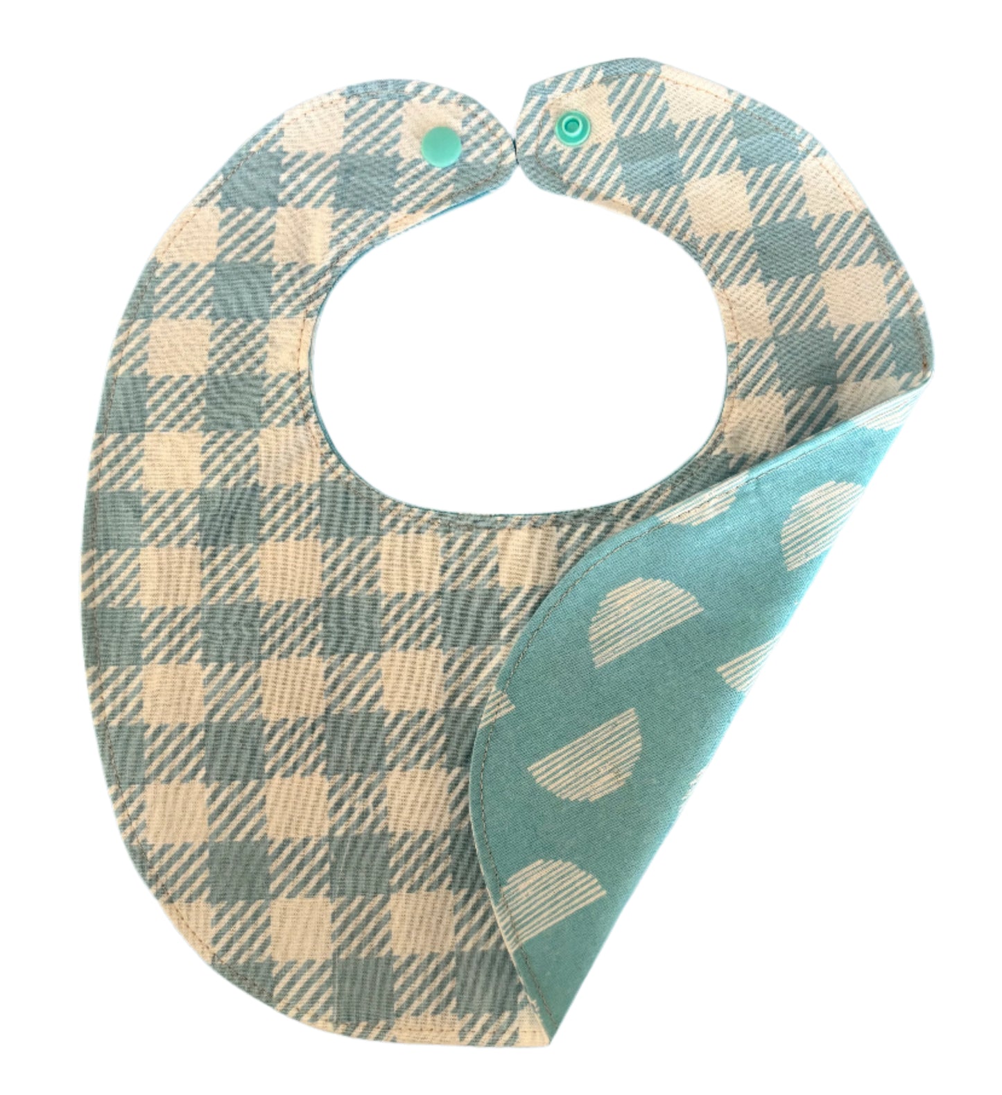 Morning Mist Reversible Bib (3–6 Months)  🌫️