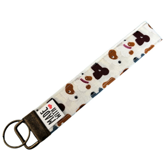 Wristlet Key Fob - “Puppy Pals”