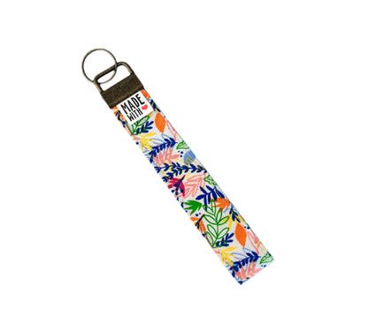 Wristlet Key Fob - “Tropical Whimsy”