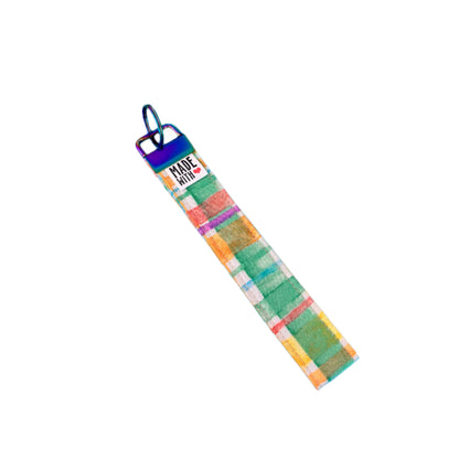 Wristlet Key Fob - “Rainbow Patch”
