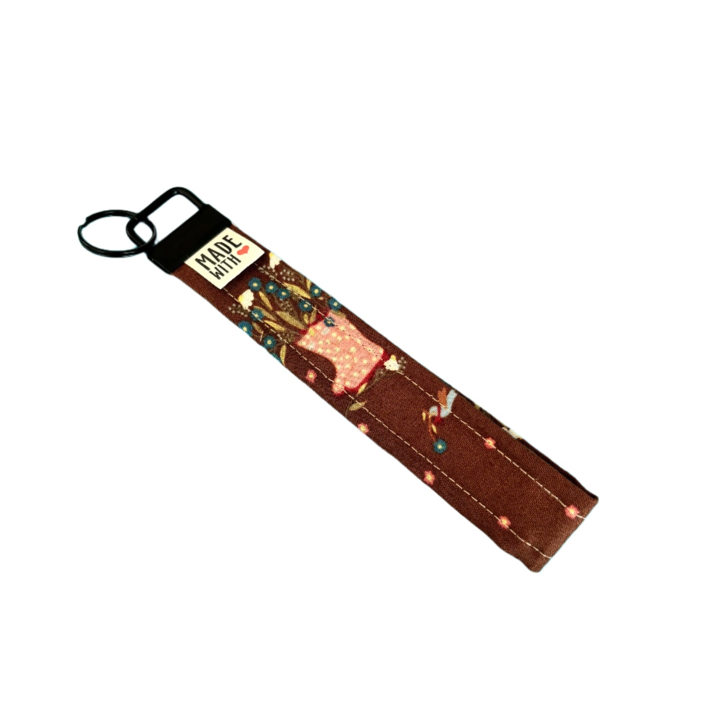 Wristlet Key Fob - “Garden Gatherer”