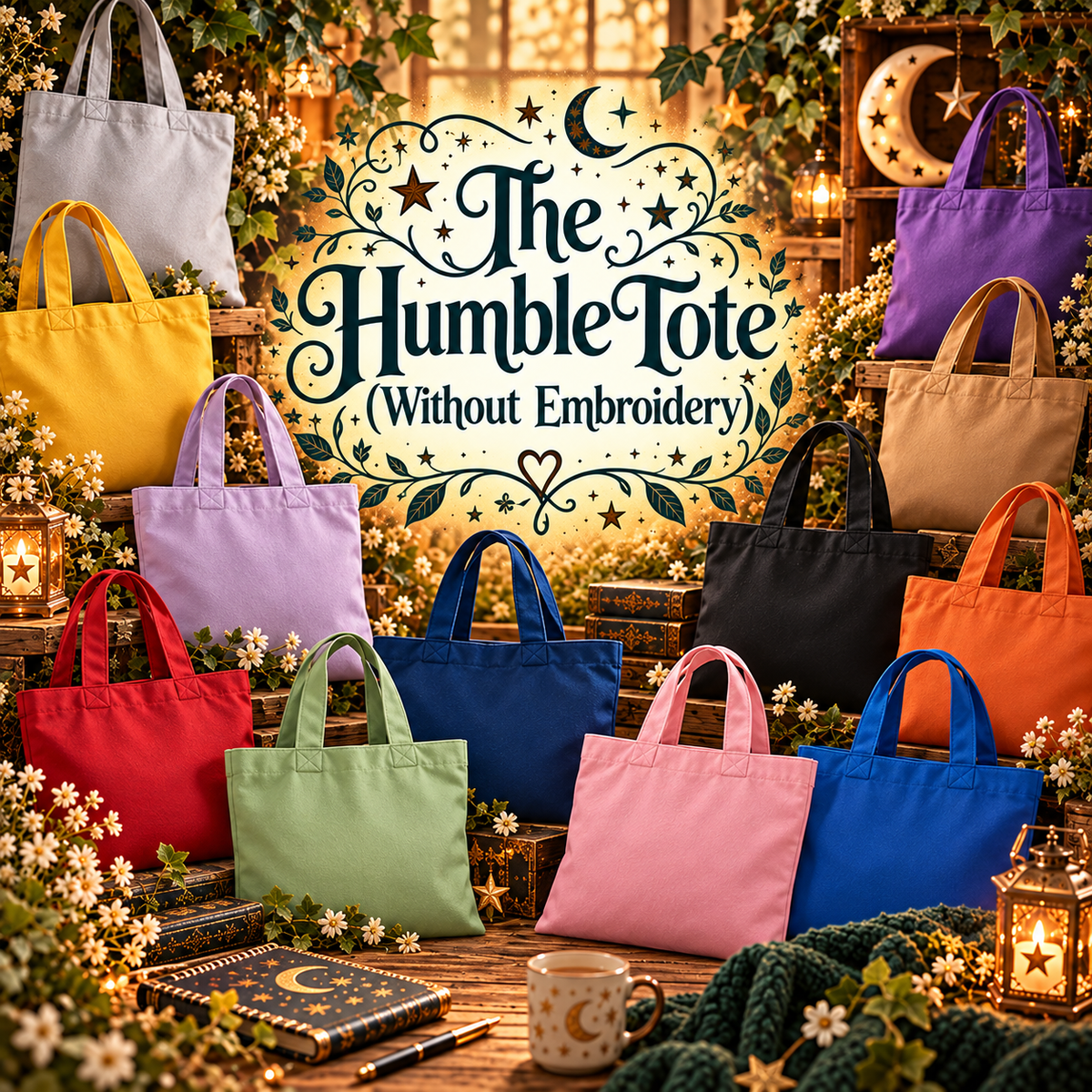 The Humble Tote (Without Embroidery)