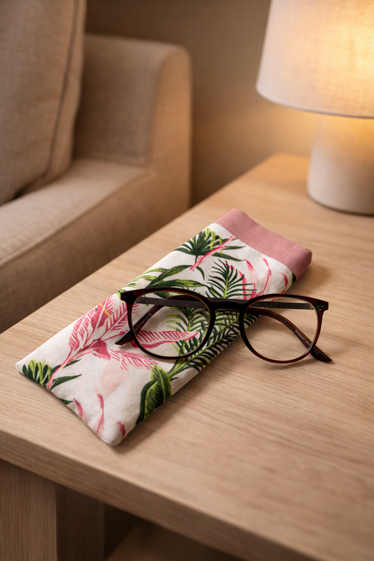 Glasses Sleeve - Tropical Flamingo