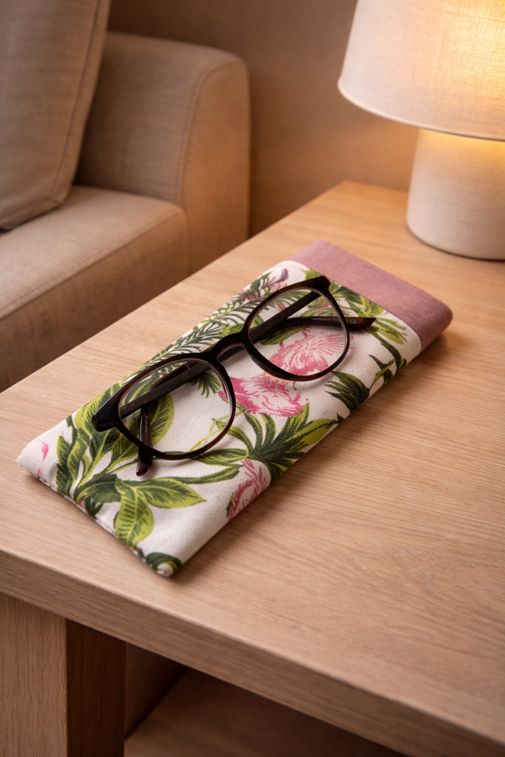 Glasses Sleeve - Tropical Flamingo