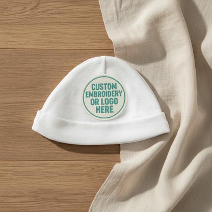 Personalised Embroidered Newborn Baby Hat