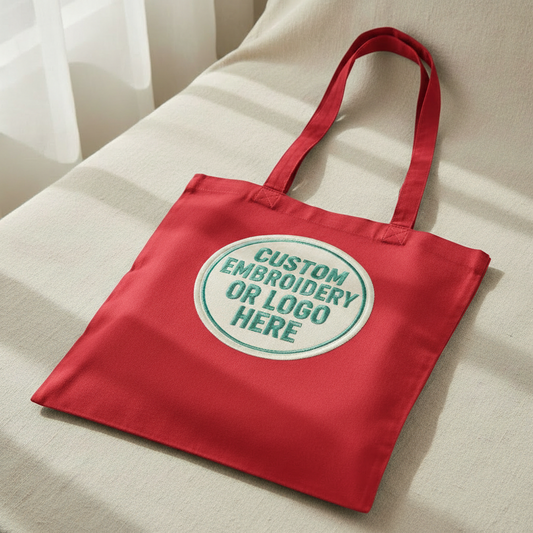 The Shoulder Tote - Bright Red