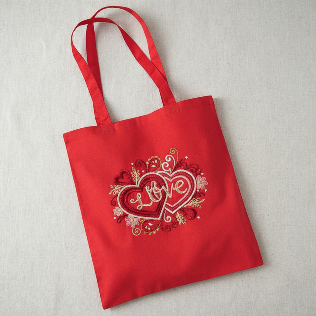 The Shoulder Tote - Bright Red