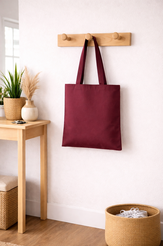 The Shoulder Tote - Burgundy