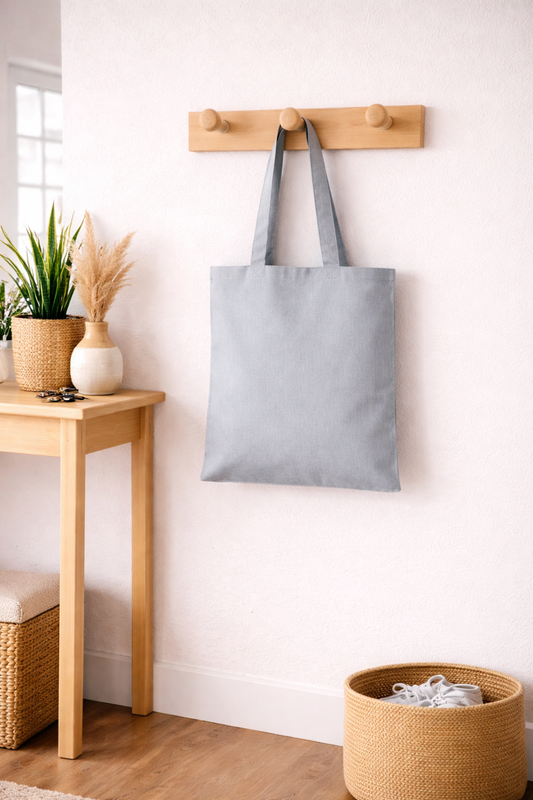 The Shoulder Tote - Light Grey