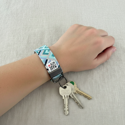 Wristlet Key Fob - “Frostline Peaks”