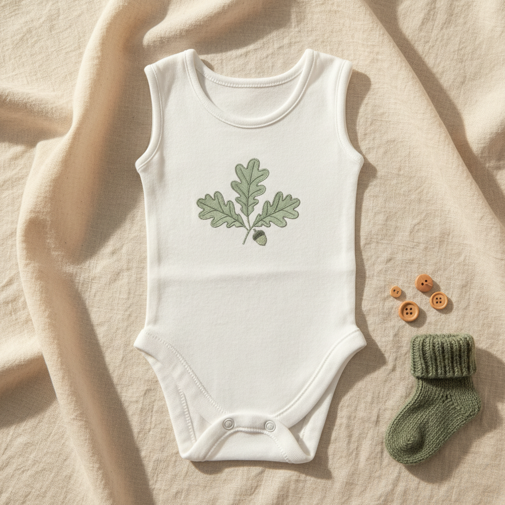 Personalised Embroidered Sleeveless Baby Vest