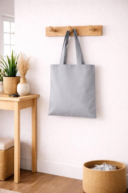 The Shoulder Tote - Pure Grey