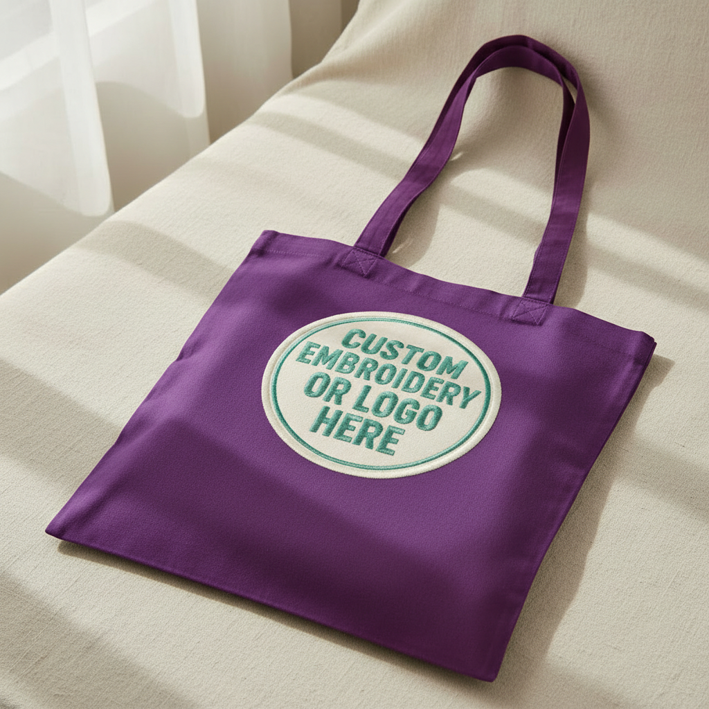 The Humble Tote (With Embroidery)