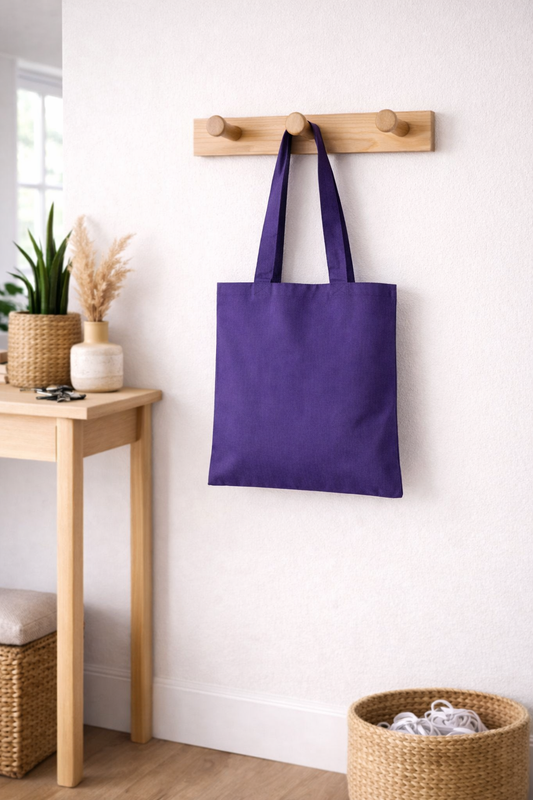 The Shoulder Tote - Purple